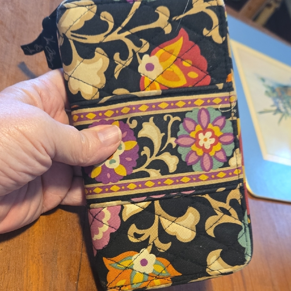 Vera Bradley Multicolor Floral Zip Wallet - Picture 3 of 4